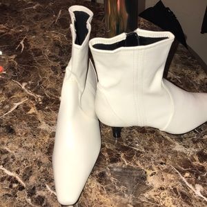 White booties